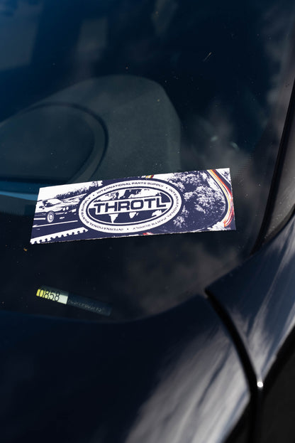 Throtl International Parts Supply Stickers; Black Forest