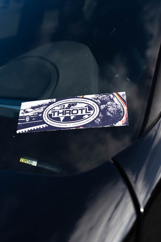 Throtl International Parts Supply Stickers; Black Forest