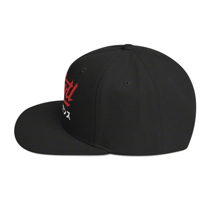 Throtl JDM Parts Supply Snapback Hat; Black
