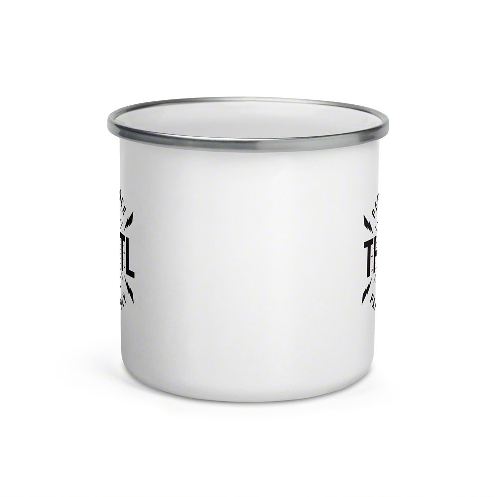 Throtl BOOST Enamel Coffee Mug