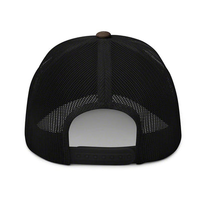 Throtl Razor Trucker Hat; Camo Orange