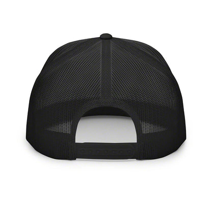 Throtl International Parts Supply Short Trucker Hat; Black