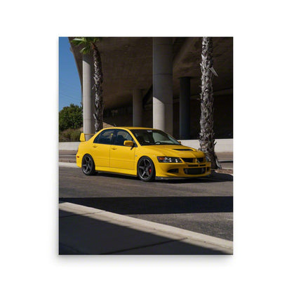 Throtl Lancer Evolution Poster; 16-Inch x 20-Inch