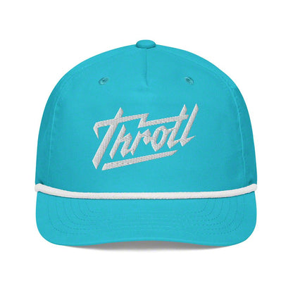 Throtl Retro Golf Hat; Miami Blue