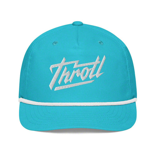 Throtl Retro Golf Hat; Miami Blue
