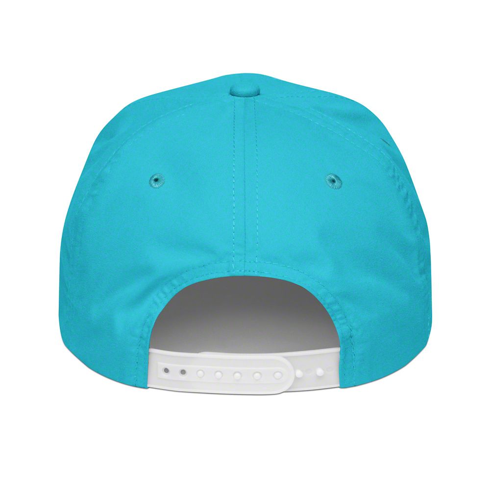 Throtl Retro Golf Hat; Miami Blue