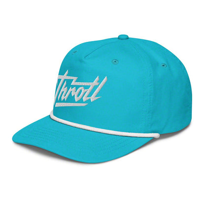 Throtl Retro Golf Hat; Miami Blue