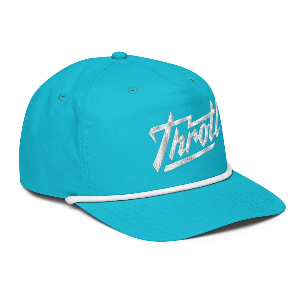 Throtl Retro Golf Hat; Miami Blue