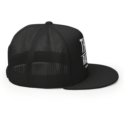Throtl Race Department Official Trucker Hat; Black