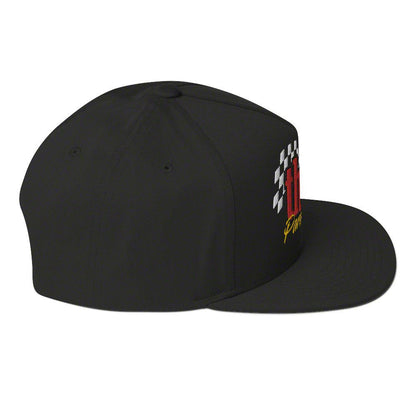 Throtl Parts Supply Snapback Hat; Black