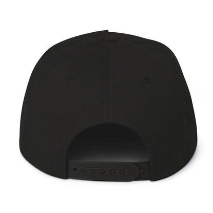 Throtl Parts Supply Snapback Hat; Black