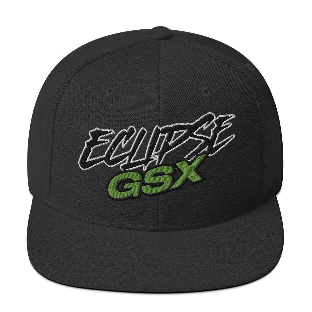 Throtl Fast Eclipse Snapback Hat; Black