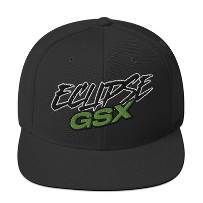 Throtl Fast Eclipse Snapback Hat; Black