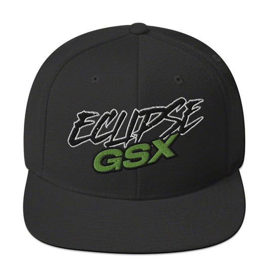 Throtl Fast Eclipse Snapback Hat; Black