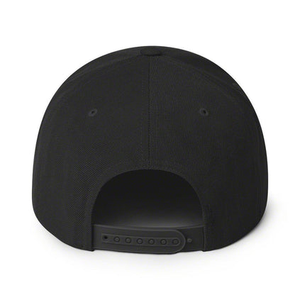 Throtl Fast Eclipse Snapback Hat; Black