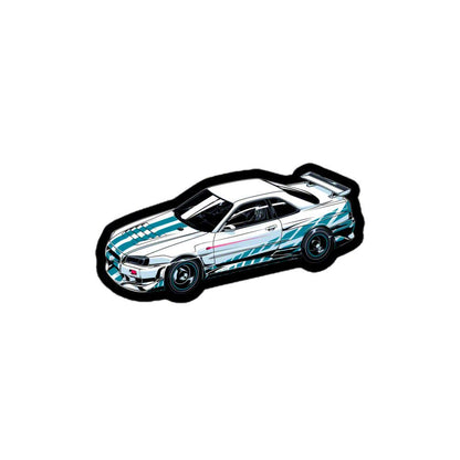 Throtl R34 Skyline Drag Racing Slap Sticker