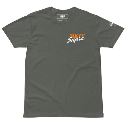 Throtl MKIV Fast Supra Short Sleeve T-Shirt; Charcoal