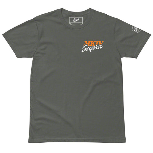 Throtl MKIV Fast Supra Short Sleeve T-Shirt; Charcoal