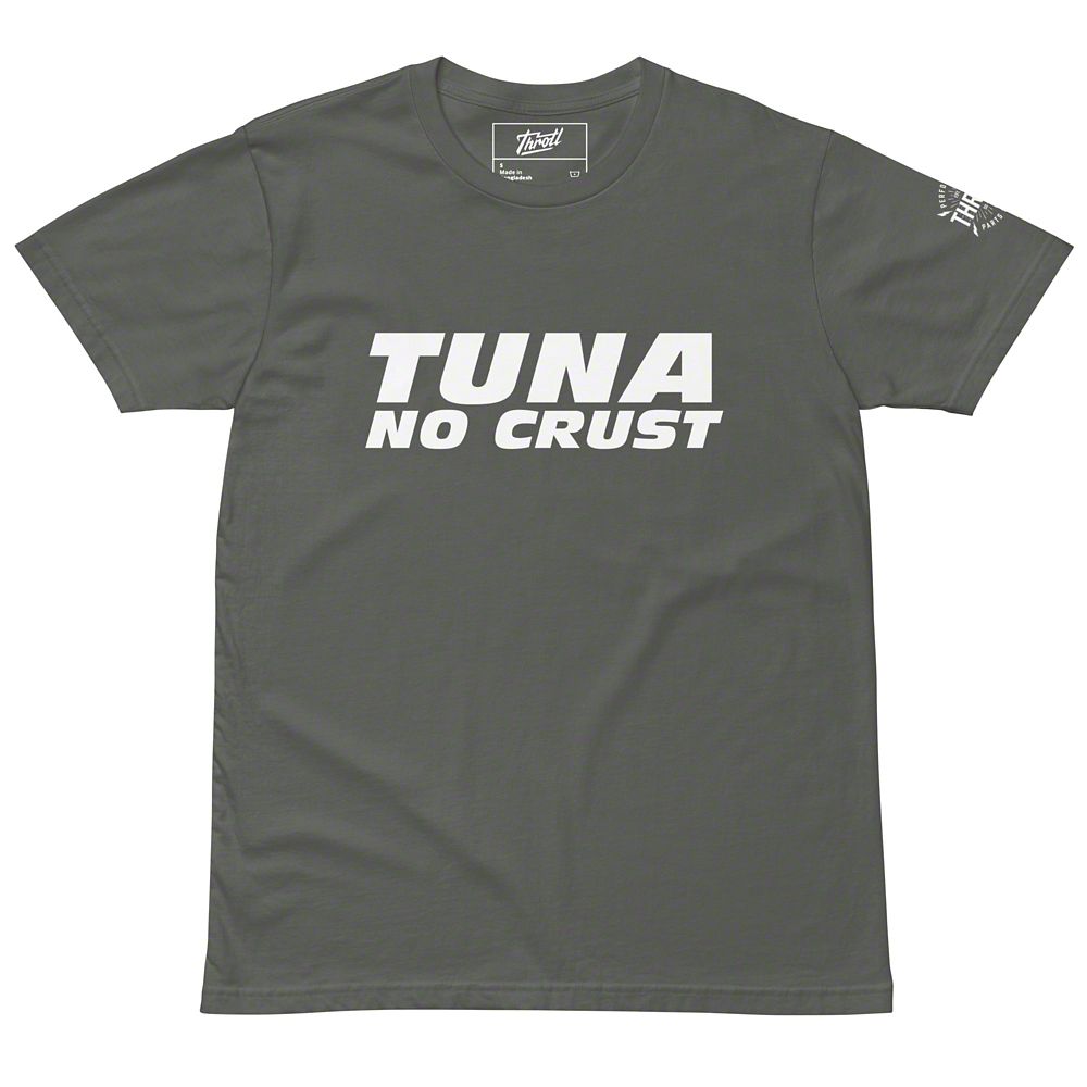 Throtl Tuna No Crust Short Sleeve T-Shirt; Charcoal
