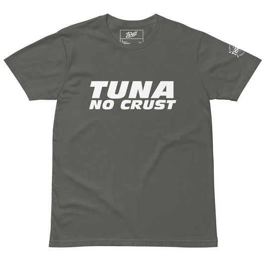 Throtl Tuna No Crust Short Sleeve T-Shirt; Charcoal