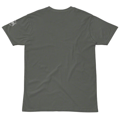 Throtl Tuna No Crust Short Sleeve T-Shirt; Charcoal