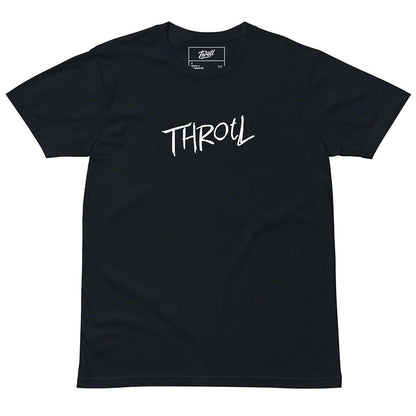 Throtl Will Work 4 Car Parts Short Sleeve T-Shirt; Navy