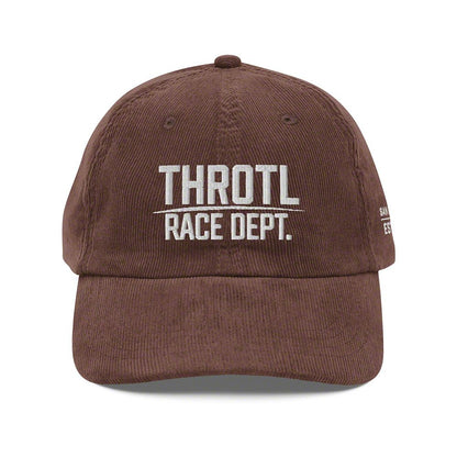 Throtl Race Department Official Corduroy Hat