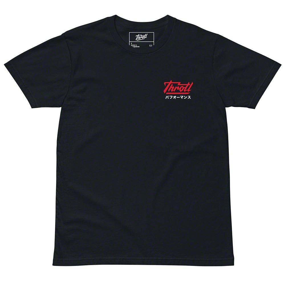 Throtl JDM Parts Supply Short Sleeve T-Shirt; Navy