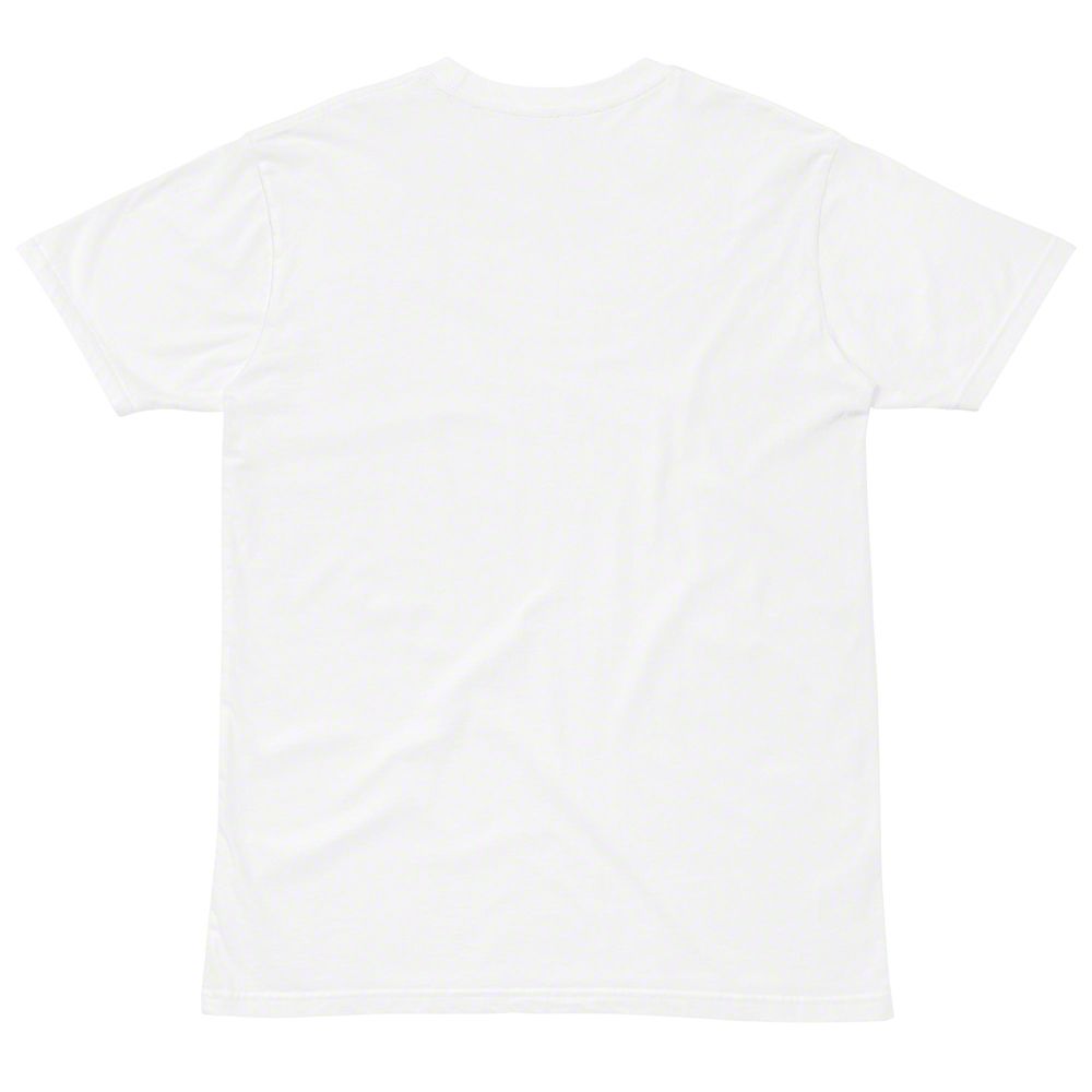 Throtl Euro Short Sleeve T-Shirt; White