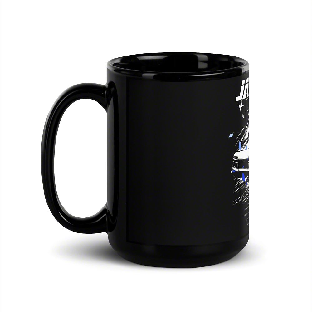 Throtl Japan's Legends Black Coffee Mug