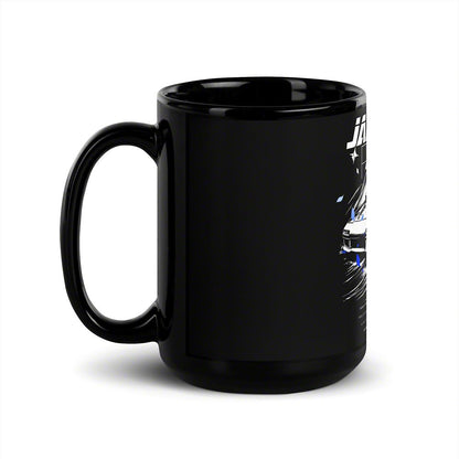 Throtl Japan's Legends Black Coffee Mug