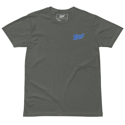 Throtl STI Rally Roots Short Sleeve T-Shirt; Charcoal