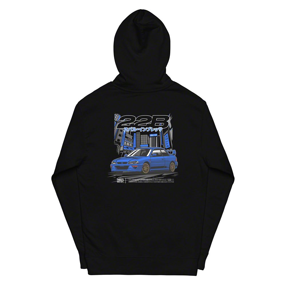 Throtl 22B STI Hoodie; Black