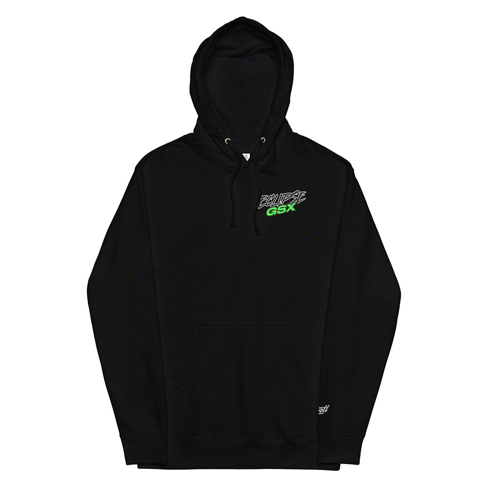 Throtl Fast Eclipse Medium Weight Hoodie; Black