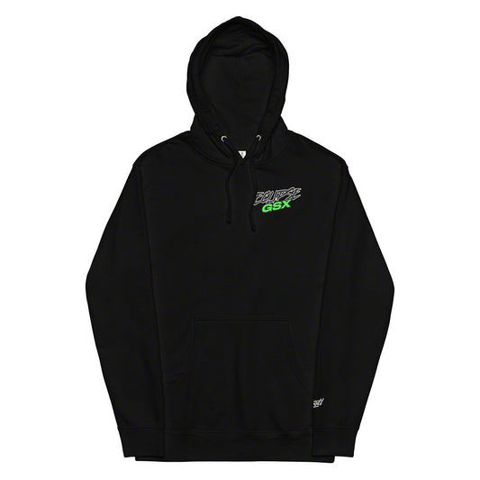 Throtl Fast Eclipse Medium Weight Hoodie; Black