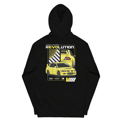 Throtl REVOLUTION 8 Hoodie; Black