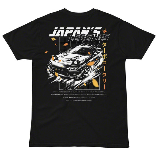 Throtl Japan's Legends FD RX-7 Short Sleeve T-Shirt
