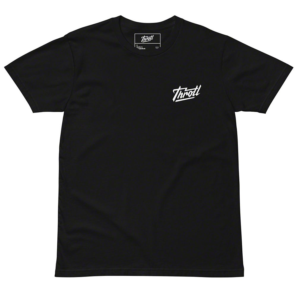 Throtl REVOLUTION 8 Short Sleeve T-Shirt; Black