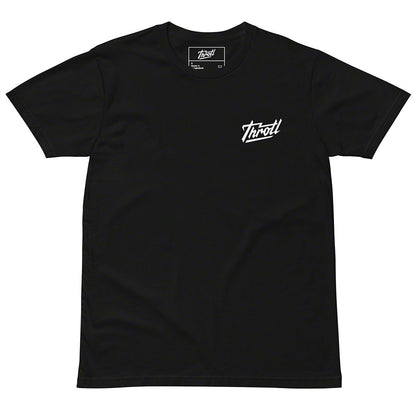 Throtl REVOLUTION 8 Short Sleeve T-Shirt; Black
