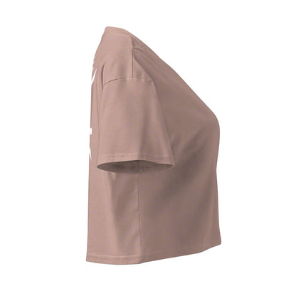 Throtl Women's BOOST Crop Top; Pale Pink