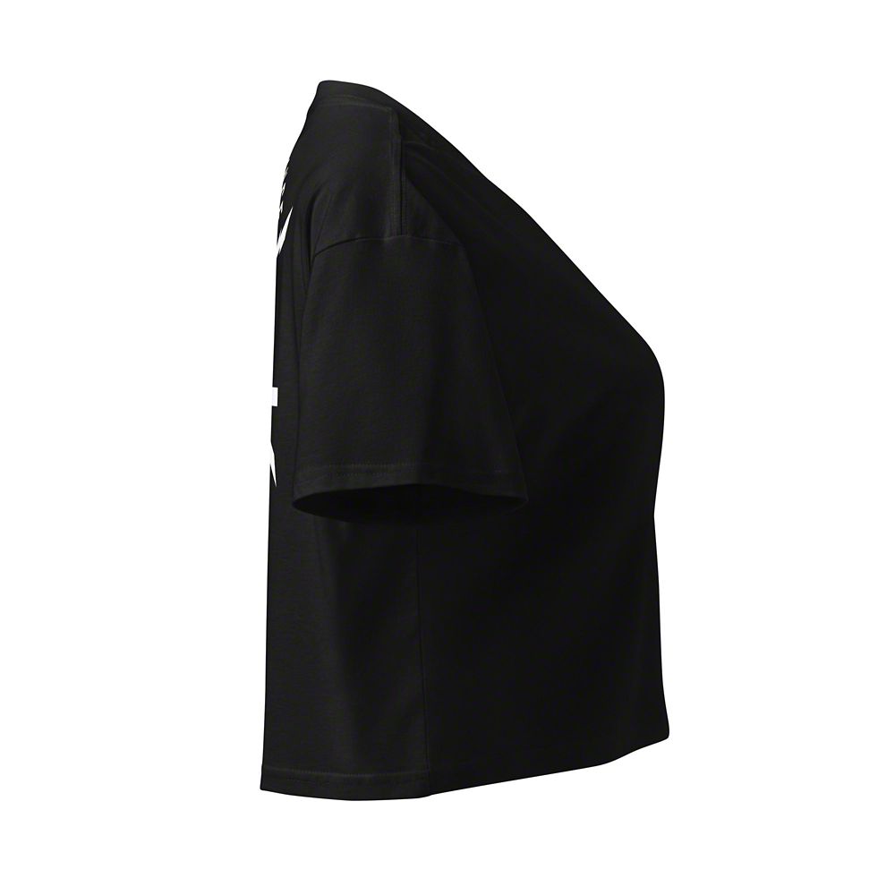Throtl Women's BOOST Crop Top; Black