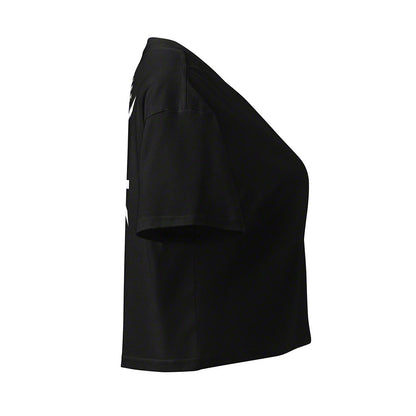Throtl Women's BOOST Crop Top; Black