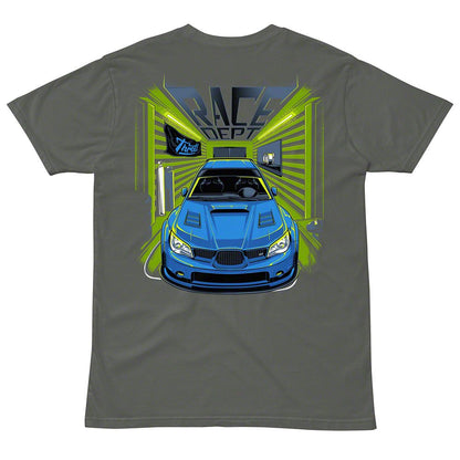 Throtl STI Race Department Short Sleeve T-Shirt; Charcoal