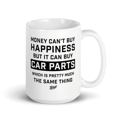 Throtl Car Parts White Coffee Mug