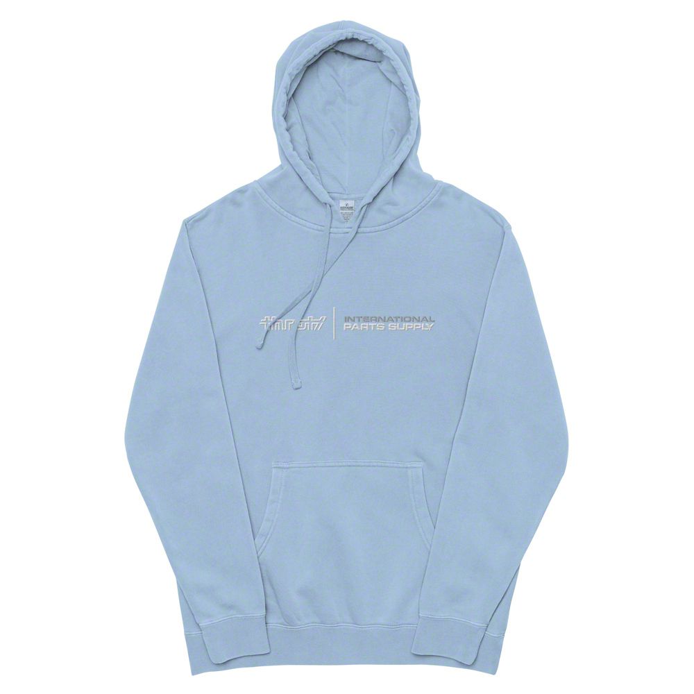 Throtl STI International Parts Supply Hoodie; Pigment Light Blue