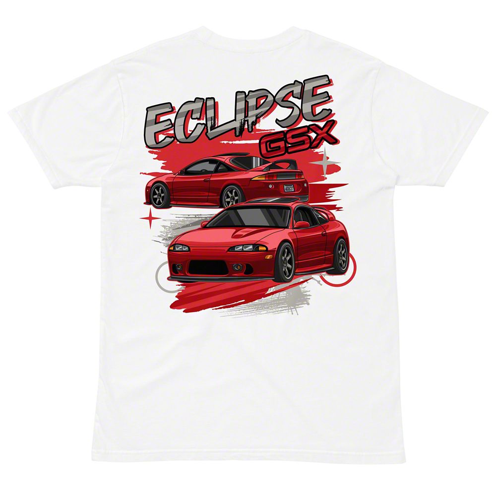 Throtl Eclipse Short Sleeve T-Shirt; White