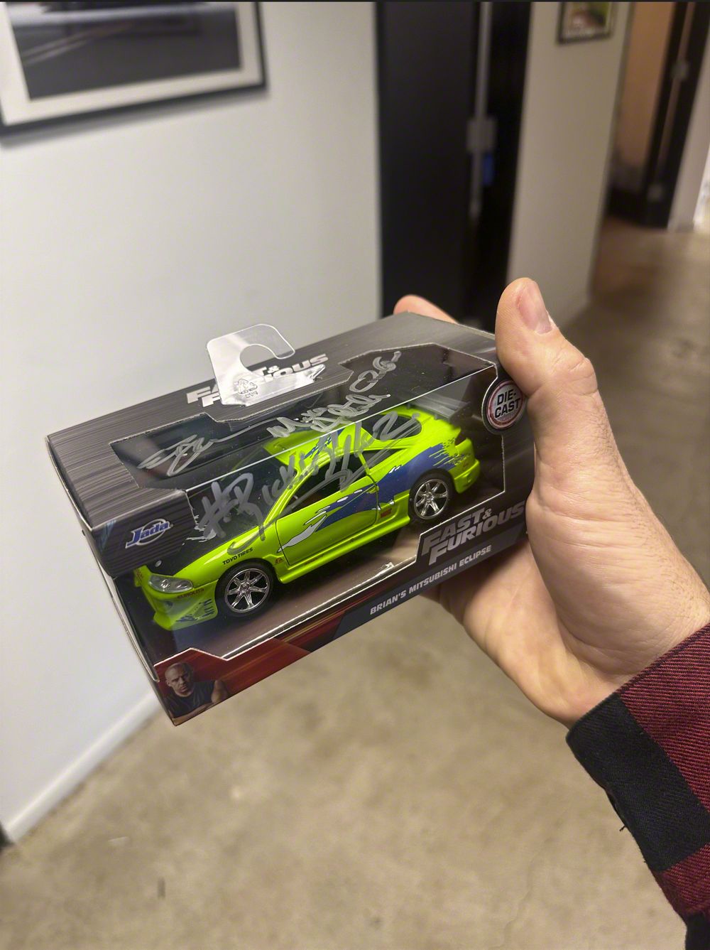 Throtl Signed 1/32th Scale Eclipse Diecast Model