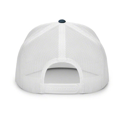 Throtl Race Department Official Trucker Hat; Navy/White