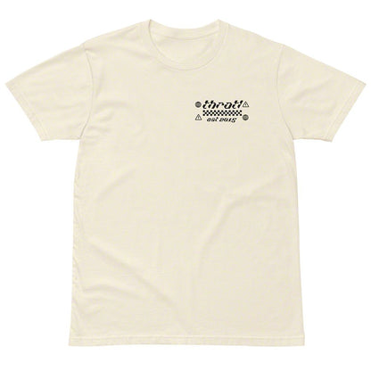Throtl Youtube Mechanic Short Sleeve T-Shirt; Natural