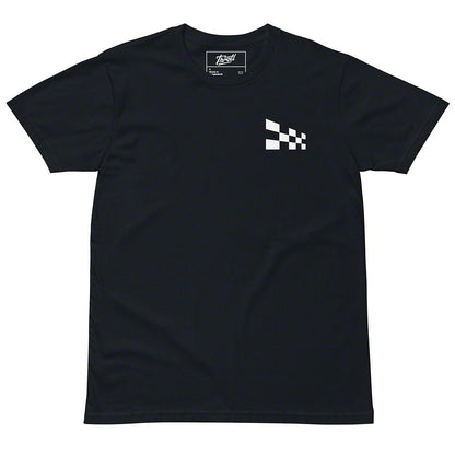 Throtl Eat Sleep Drive Repeat Short Sleeve T-Shirt; Navy